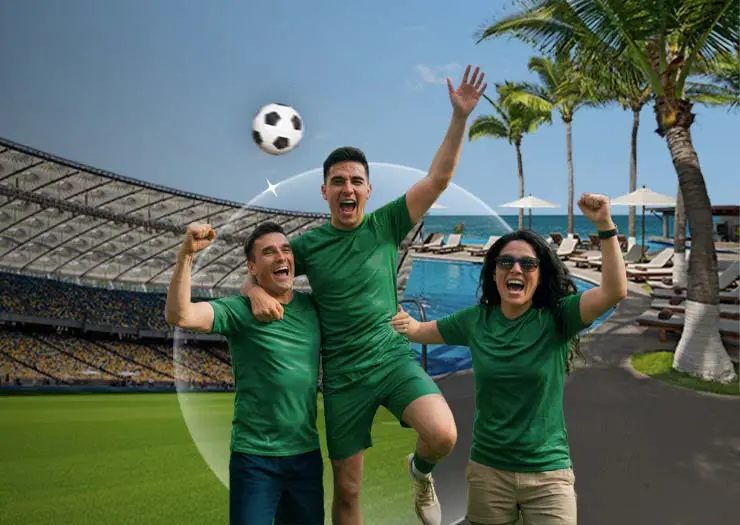 LA EMOCIÓN DEL FUTBOL SE VIVE EN KRYSTAL Krystal® Puerto Vallarta LA EMOCIÓN DEL FUTBOL SE VIVE EN KRYSTAL Krystal® Puerto Vallarta