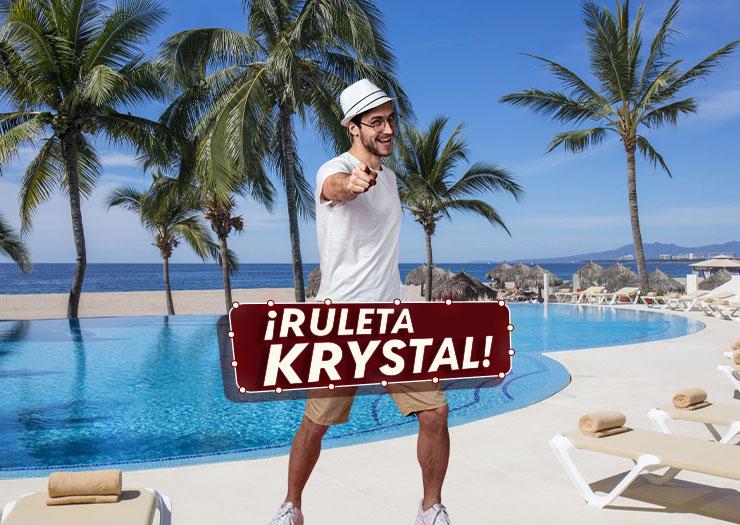 ¡CON LA RULETA KRYSTAL TODOS GANAN! Krystal® Puerto Vallarta ¡CON LA RULETA KRYSTAL TODOS GANAN! Krystal® Puerto Vallarta